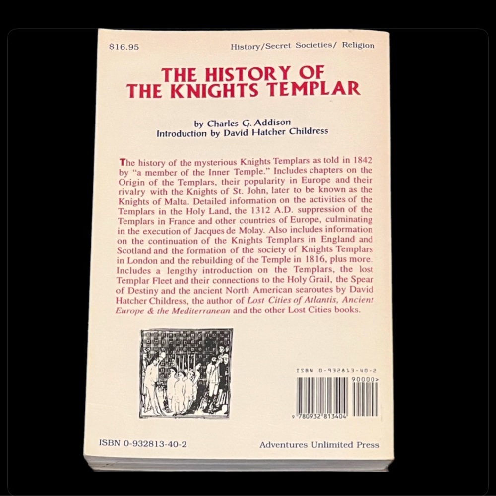 The History of the Knights Templars Book - Picture 2 of 2